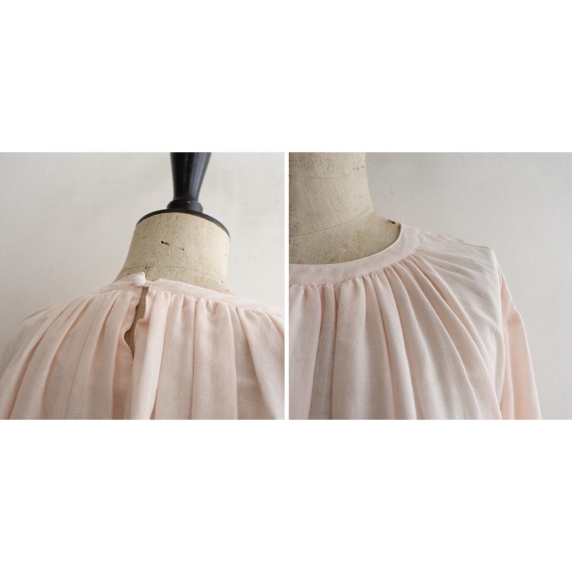未使用/定価2.7万】マダマダ MADDER *AURORA TUNIC*ピンクダブルガーゼ 
