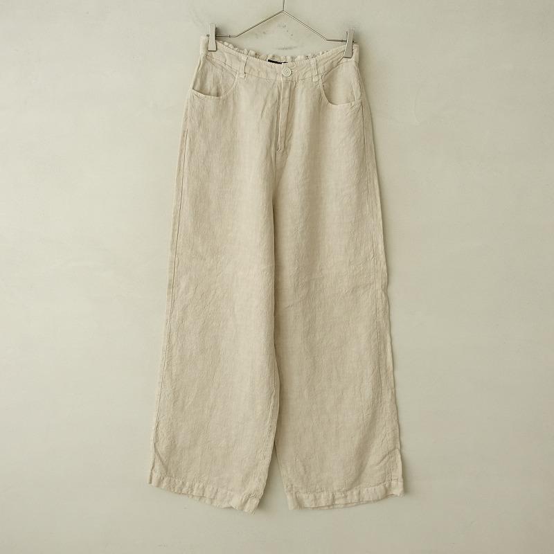 パドカレ Pas de Calais リネンツイルパンツ pas de calais（パドカレ） 【定価2.7万】パドカレ *リネンツイル