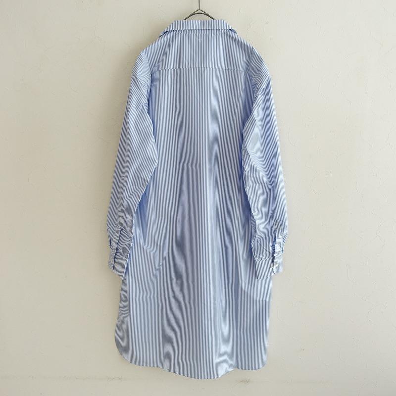 美品/定価3万】ベイシックス BASICKS *ストライプスリーピングシャツ