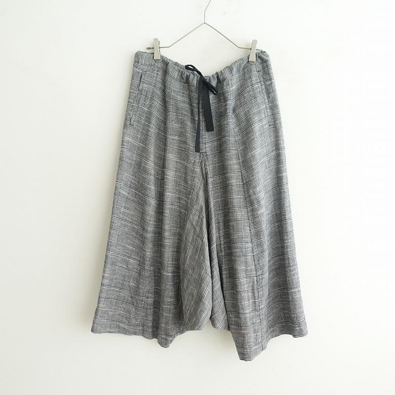 アーツアンドサイエンス サルエルパンツ 2 コットン リネン グレー