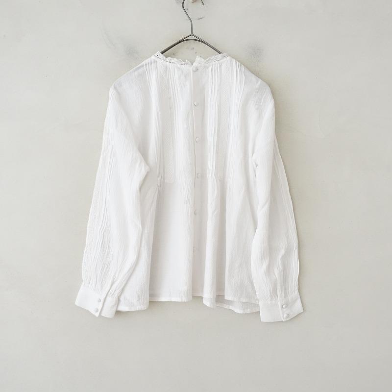 fig London（フィグロンドン） *ピンタックレース使いバックボタン 