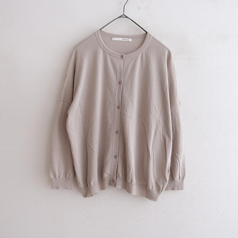『新品』evam eva エヴァムエヴァ　リネンカーディガン evam eva [エヴァムエヴァ] リネンカーディガン E251T222