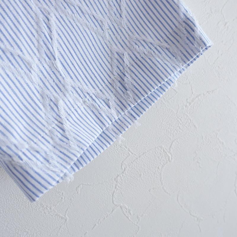 YENN 【2025SS/定価2.3万】イエンYENN *ストライプカットジャカード  