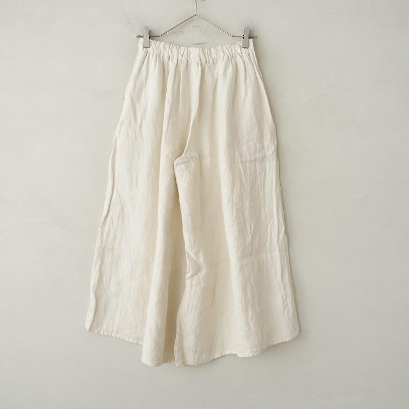 キュロット　ヤンマ YAMMA ヤンマ産業 YAMMA*リネンツイルロングキュロットパンツ