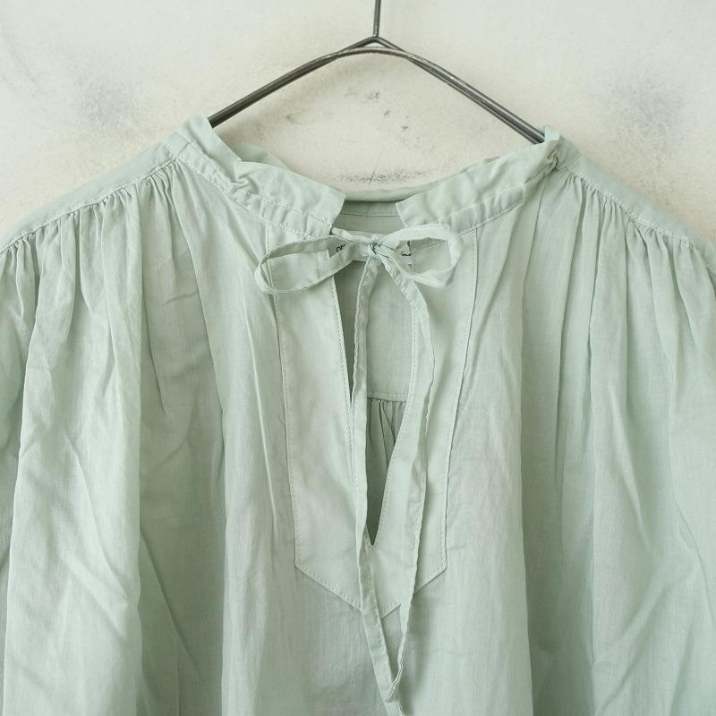 CLOTH&CROSS 【美品】クロス＆クロス *スキッパーネックコットンリボン