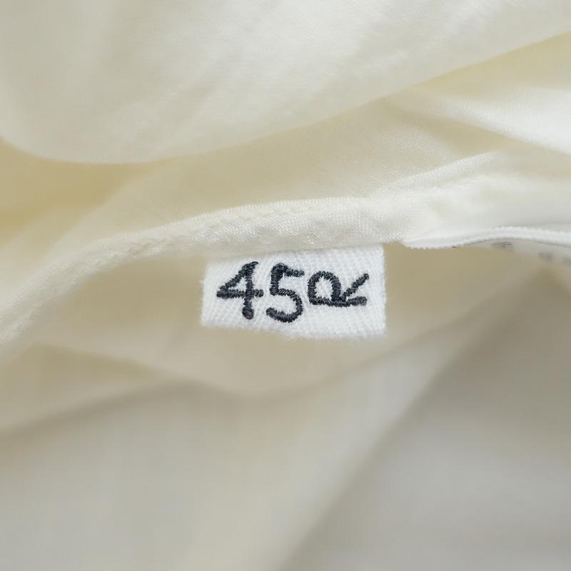 45R タッサーカディのフリルブラウスカシュクール2wayサイズ2 45R タッサーカディのフリルブラウスカシュクール2wayサイズ2