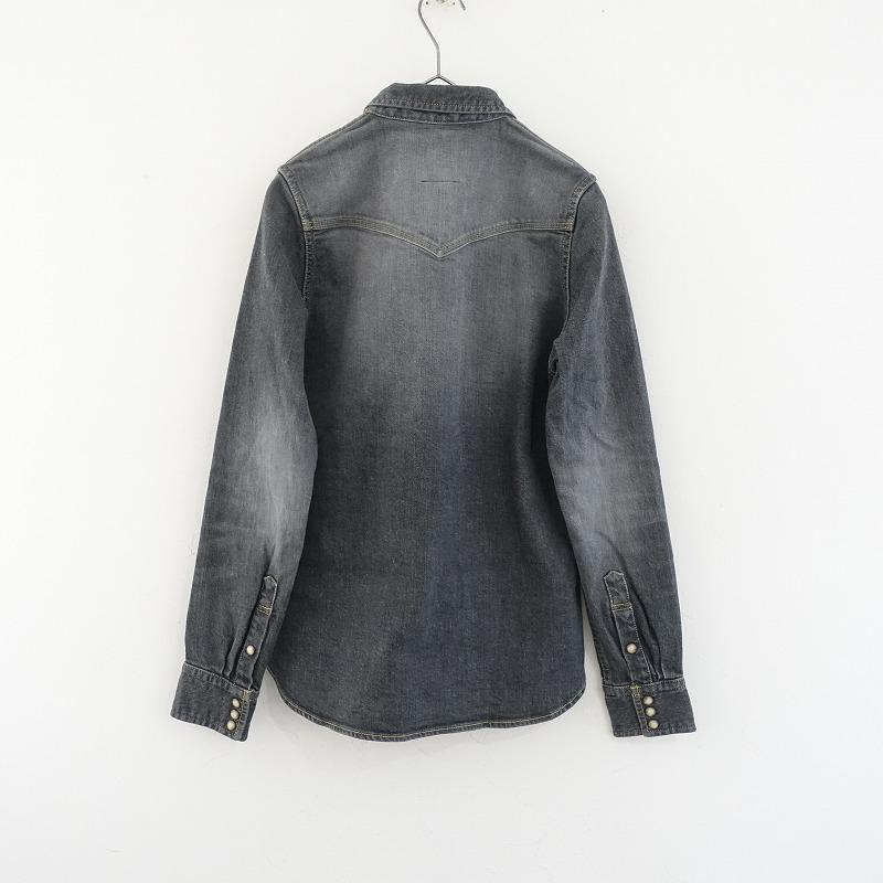 CLOTH&CROSS クロス＆クロス *デニムウエスタンシャツ*ウォッシュ 