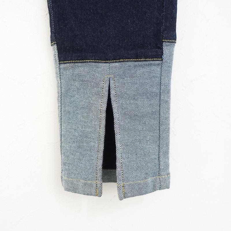 ayane 【定価1.7万】アヤン *センタースリットスキニーデニムパンツ*36