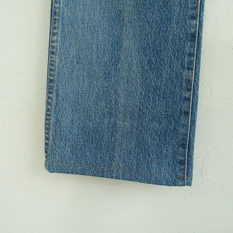 ケイト KHAITE *danielleダメージ加工ストレートデニムパンツ*25