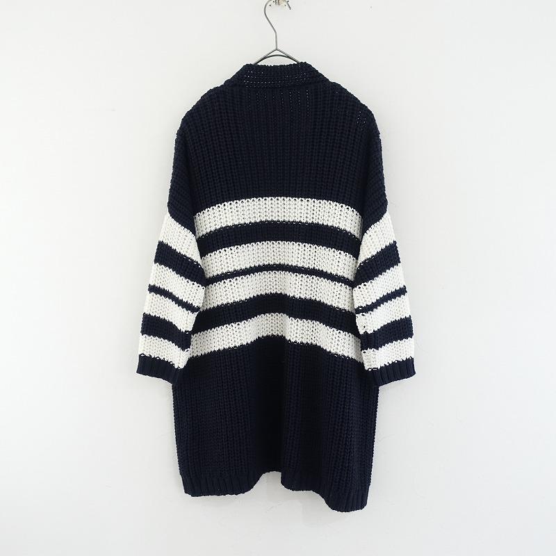 【5/6までの限定価格です】新品未使用 ! D-due ボーダーニット D-due（デ・ドゥエ） 【定価3.8万】デドゥエ *アクリルボーダー