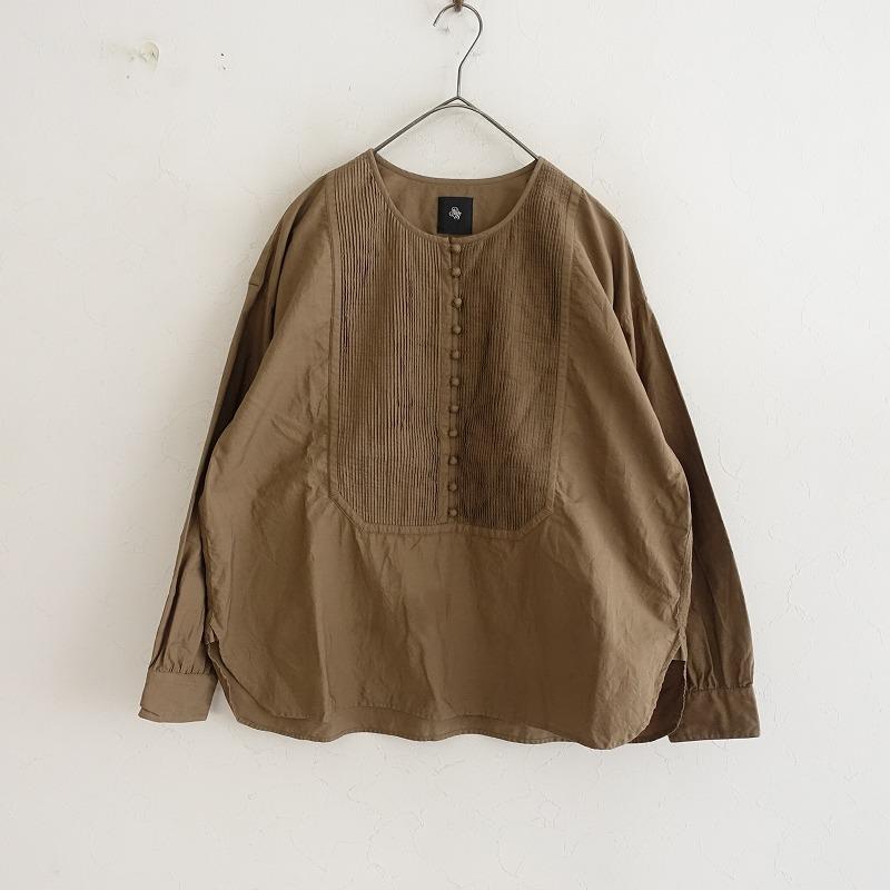 maison de soil メゾンドソイル ピンタックシャツ