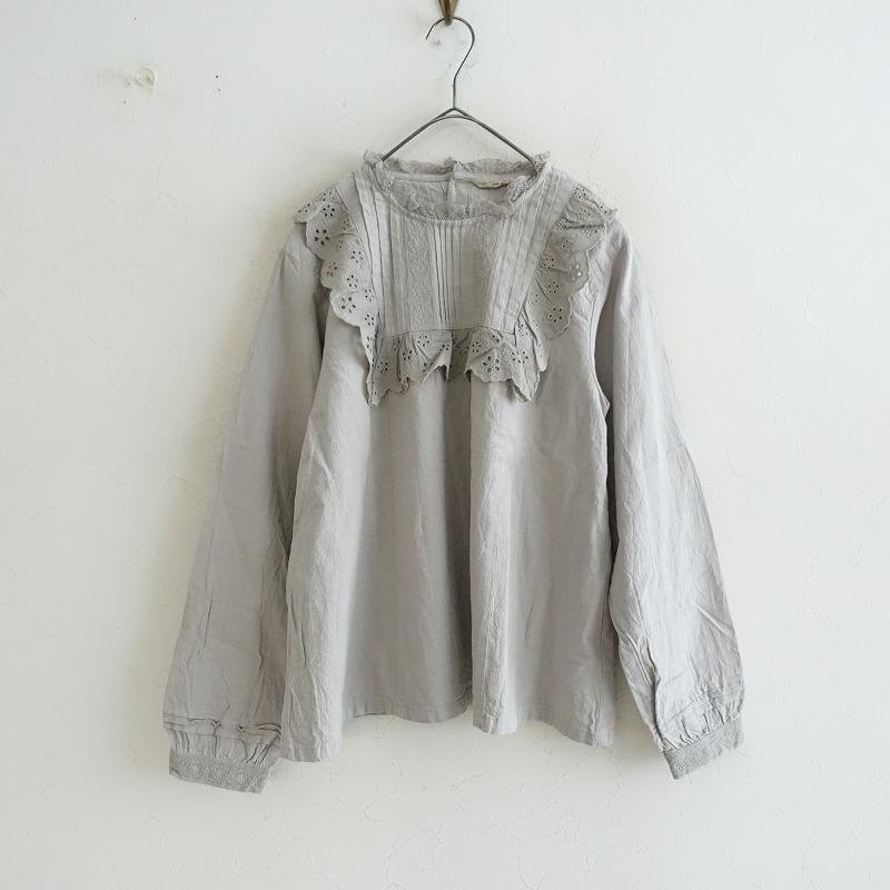 Samansa Mos2（サマンサモスモス） *スカラップレーススモックブラウス