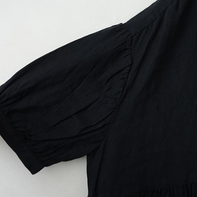 KYK様　新品　オオカミとフクロウ　フクロウと月鏡のローズマリー　リネンワン オオカミとフクロウ フクロウと月鏡のローズマリー 7分袖