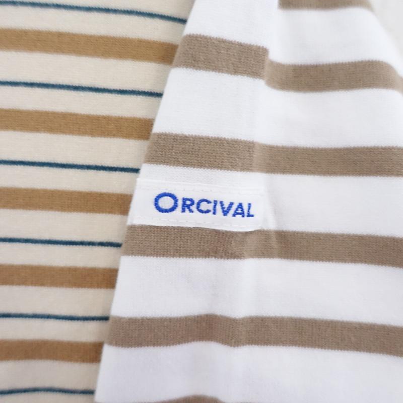 オーシバル　ORCIVAL　クレイジー　ボーダー　カットソー ORCIVAL オーシバル *クレイジーボーダーカットソー*1コットン