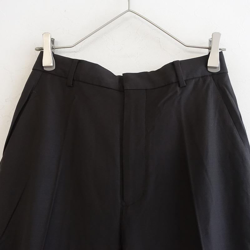 LOEFF ロエフ *ストレッチ梳毛ウールセンタープレスパンツ*1