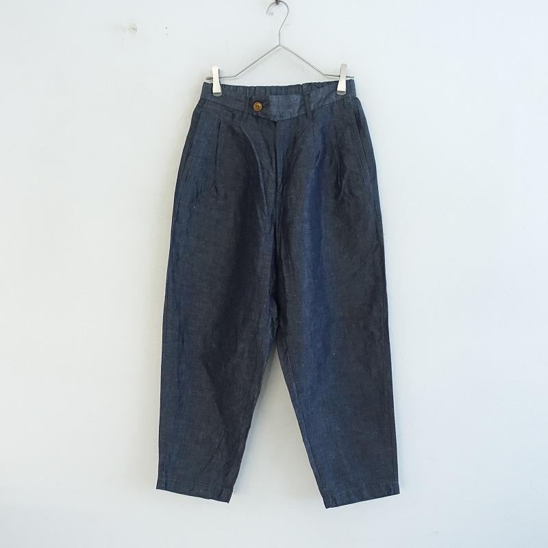 ハンズオブクリエイション新品タグ付き未使用品リネン100パンツ Hands of creation ハンズオブクリエイション *コットンリネン