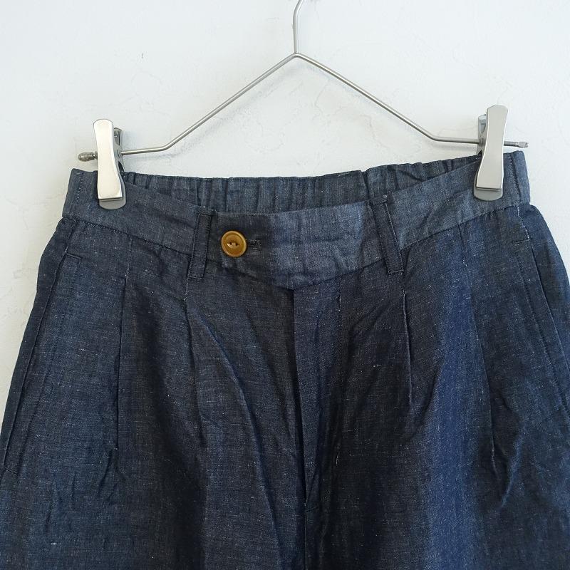 ハンズオブクリエイション今季購入新品タグ付き未使用　コットンリネンパンツ Hands of creation（ハンズオブクリエイション）＊11ozリネン