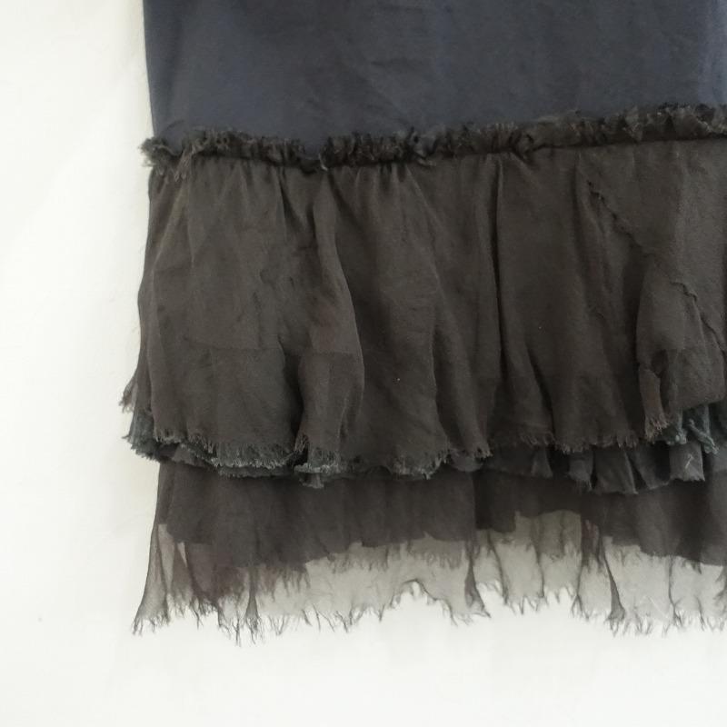 dosa ドーサ DOSA *オーガニックコットンslip w/ruffles キャミ  