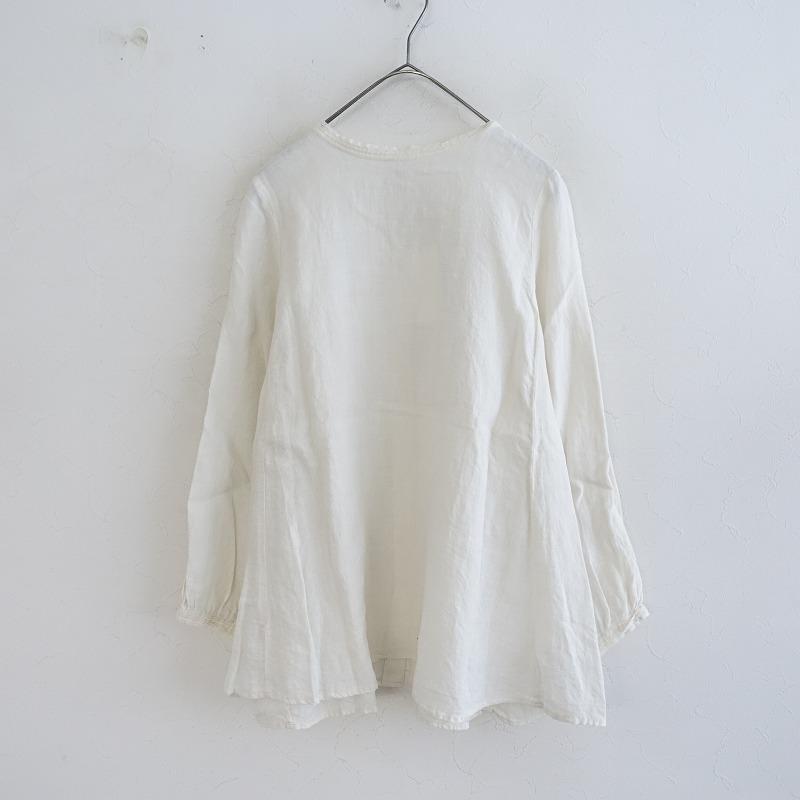 ネストローブ2WAYリネンブラウス（オフホワイト） 新品nest robe