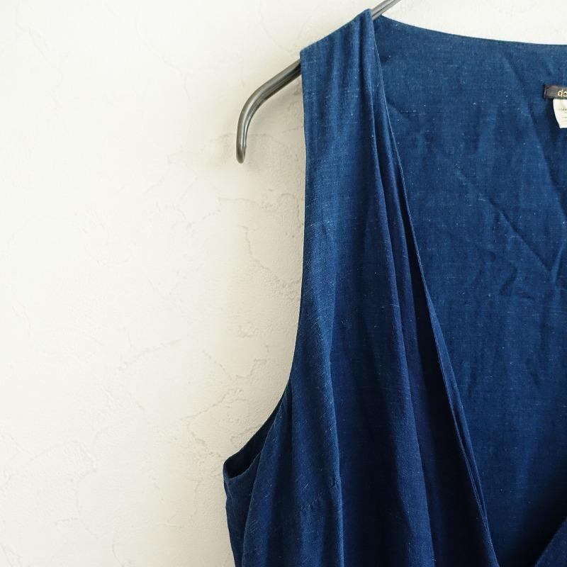 dosa ドーサ *インディゴ染カディコットンrajasthani dress*2藍色