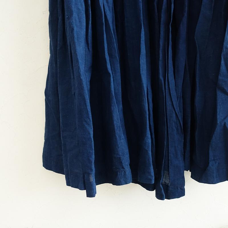 dosa ドーサ *インディゴ染カディコットンrajasthani dress*2藍色