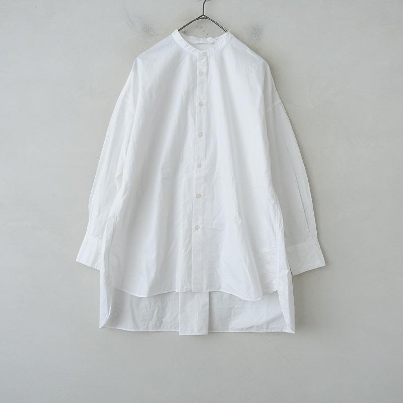 定価3.1万】ミディアム -M- medium *スタンドカラーシャツ Audrey 