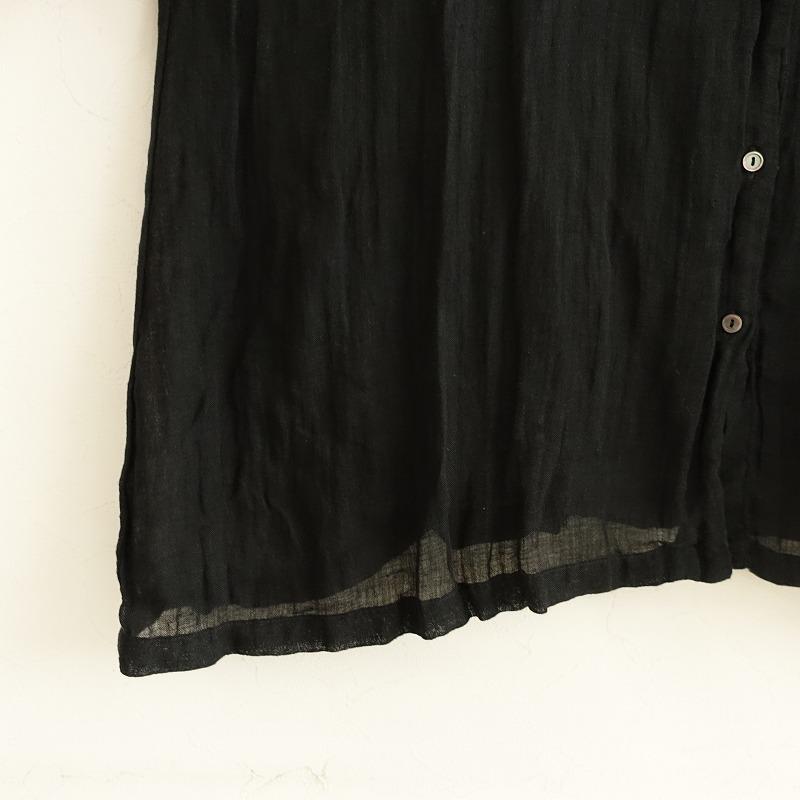 nest Robe（ネストローブ） *リネンガーゼスタンドフリルカラーシャツ