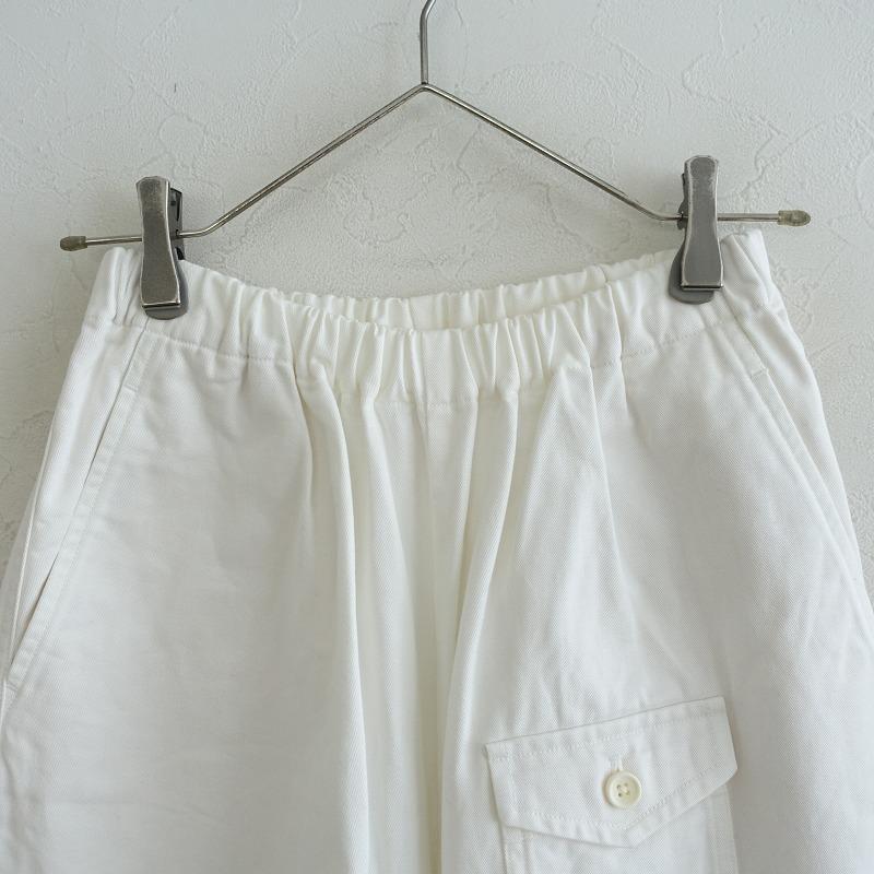 ゴーシュ 【定価2.9万】ゴーシュ*コットンカツラギワイドパンツ*2オフ  