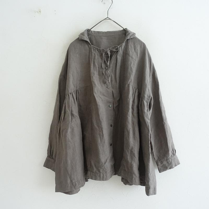 nest Robe リネン天然染め スクエアカラーブラウス nest Robe リネン天然染め スクエアカラーブラウス ネストローブリネン