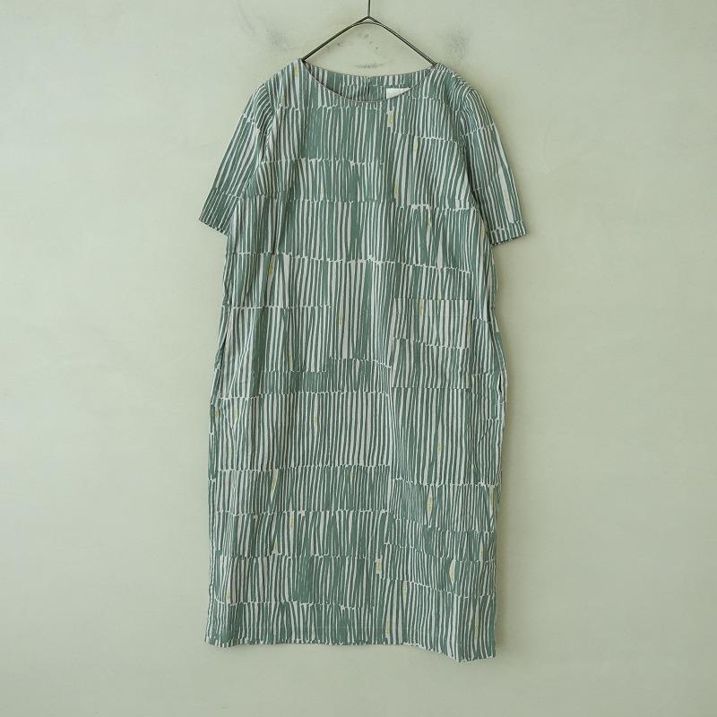 ミナペルホネン ランドリー ワンピース 36 mina perhonen 【定価4.6万】ミナペルホネンランドリー laundry