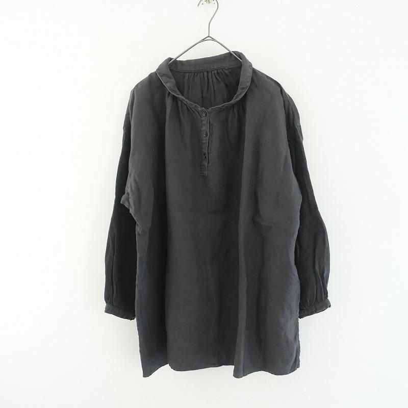 新品・未使用品 nest Robe ネストローブ　リネンプチカラーチュニック nest Robe ネストローブ *リネンツイルプチカラープルオーバー