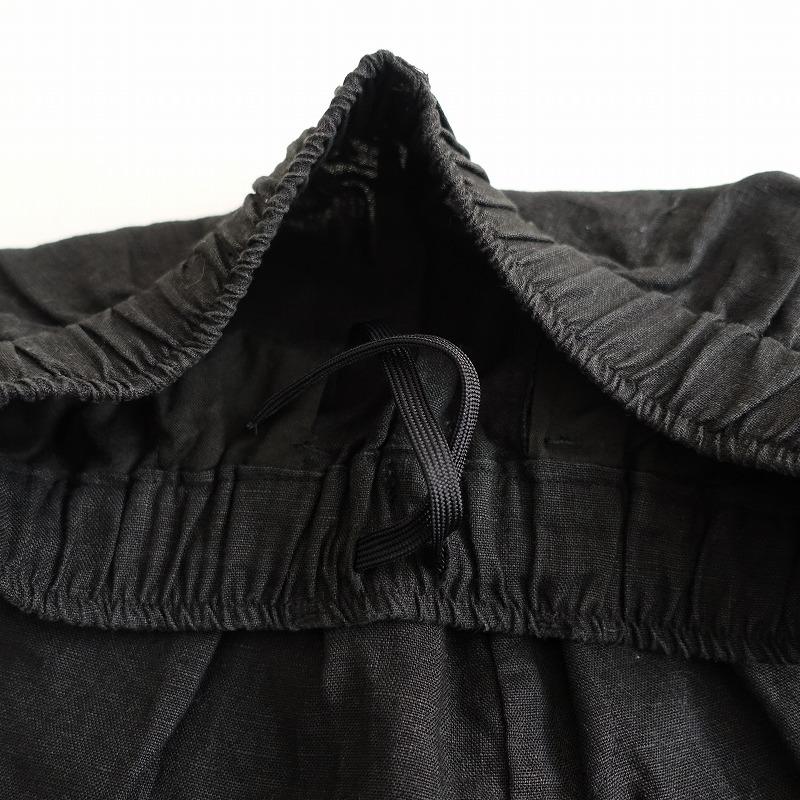 2023】TANDEY 休日と詩 *リネンニューボンボンパンツ*ブラック