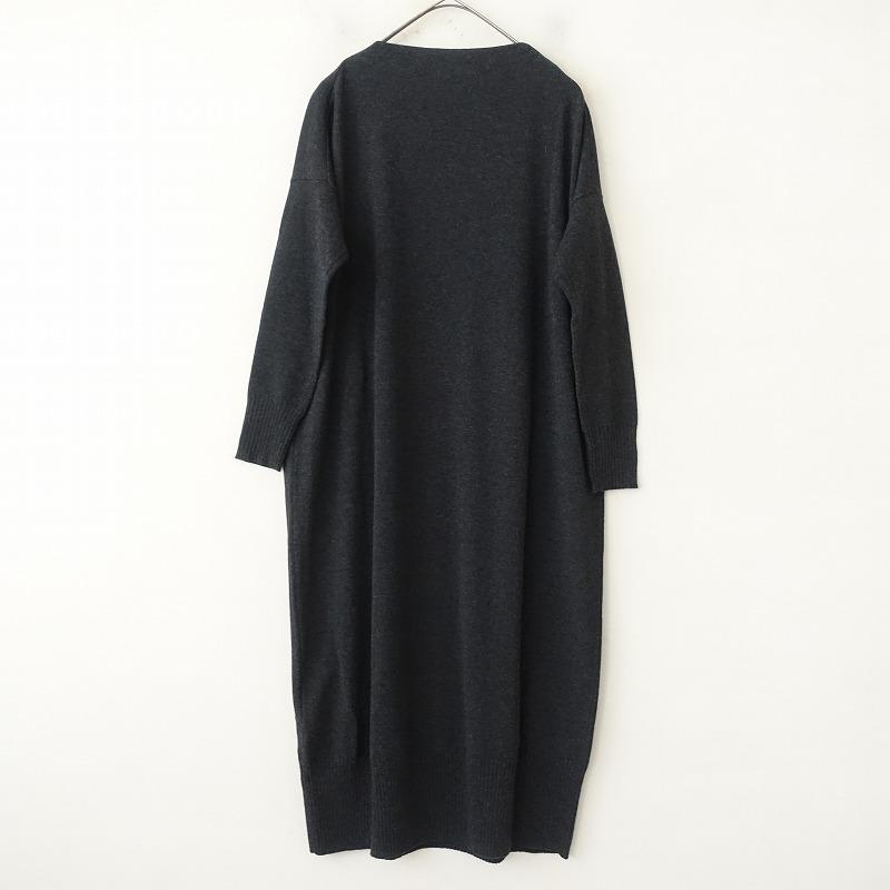 evam eva wool ウールボートネックニットワンピース evam eva wool ウールボートネックニットワンピース