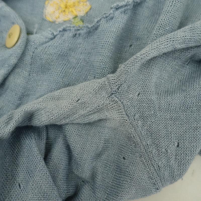 ミナペルホネン mina pehonen薄手リネンカーディガンボレロ羽織 ミナペルホネン mina pehonen薄手リネンカーディガンボレロ羽織