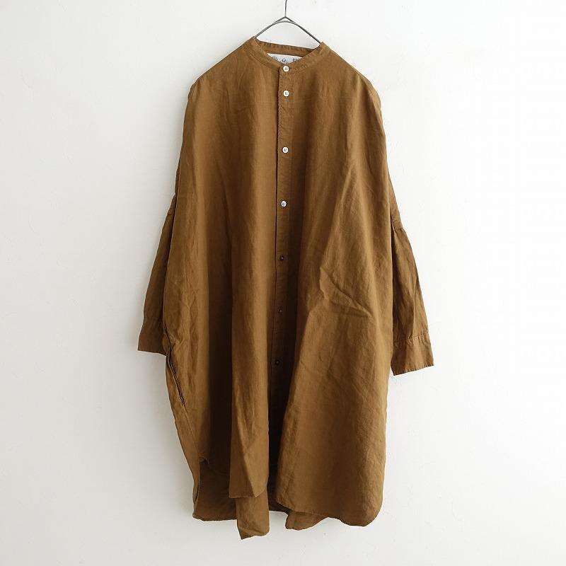 オールドマンズテーラー R&D.M.Co- *リネンバンドカラーオーバーサイズ