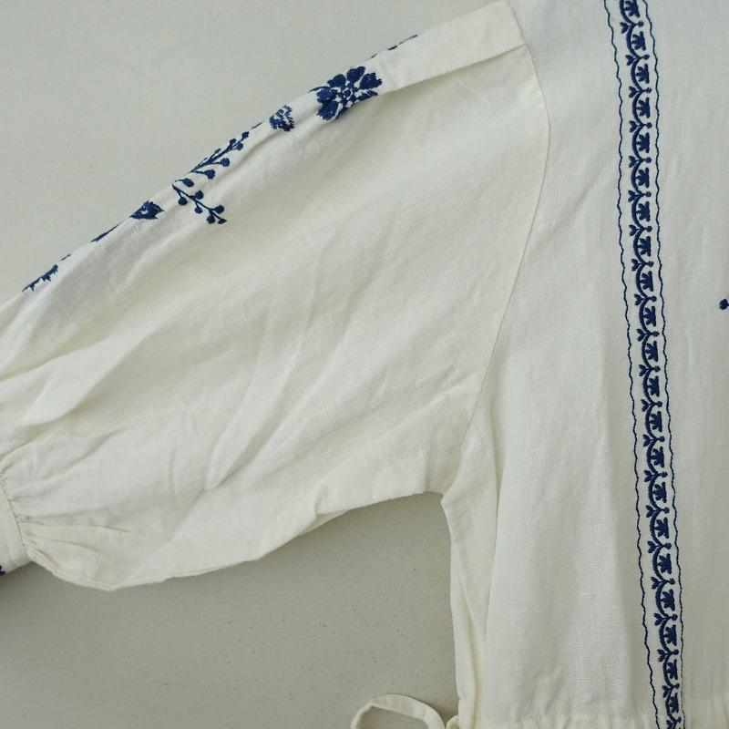 未使用　TSUHARU by Samansa Mos2 立体刺繍ビーズワンピース TSUHARU by Samansa Mos2（ツハルバイサマンサモスモス） 【美品/定価