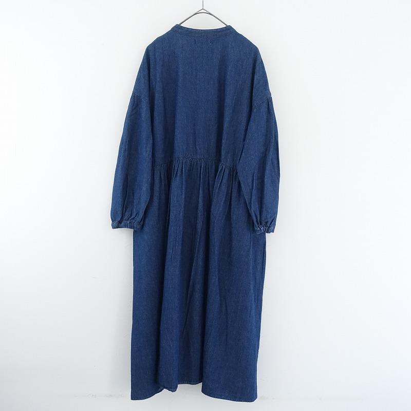 Samansa Mos2（サマンサモスモス） *デニムギャザーワンピース*F綿