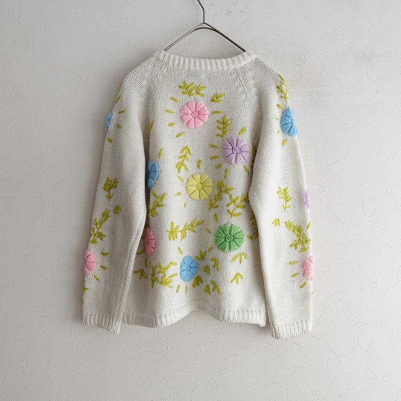 サントウエイト 3 to 8 vintage store sun eight *フラワー刺しゅう