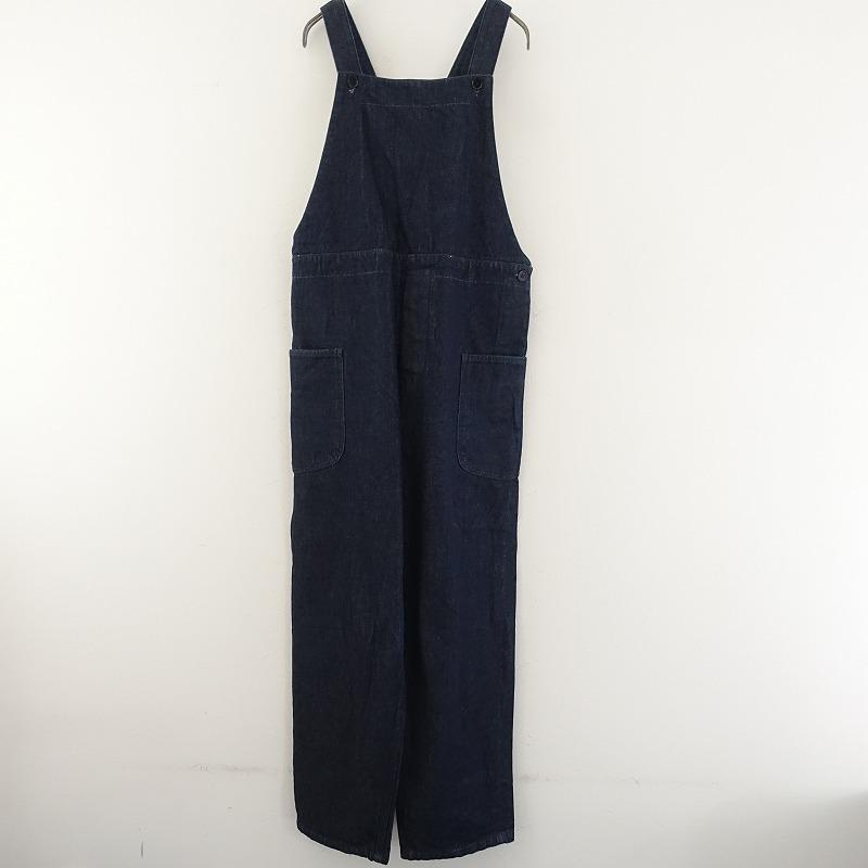定価2.9万】ハツキ HATSKI *Washi Denim Overall*0インディゴネイビー