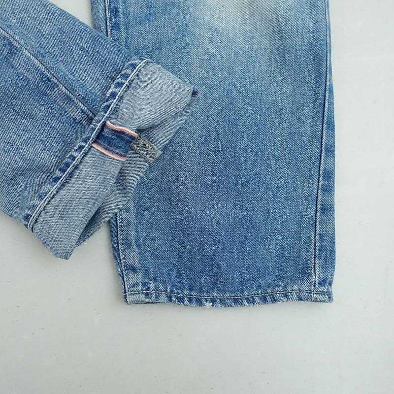 ミナペルホネン always デニムパンツ 34 ライトブルー ダメージ加工 ミナペルホネン always デニムパンツ 34 ライトブルー ダメージ