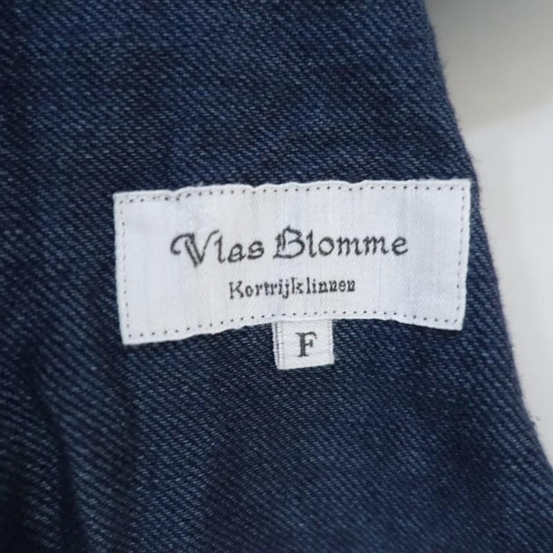 Vlas Blomme（ヴラスブラム） *リネンデニム2WAYジャンパースカート*F