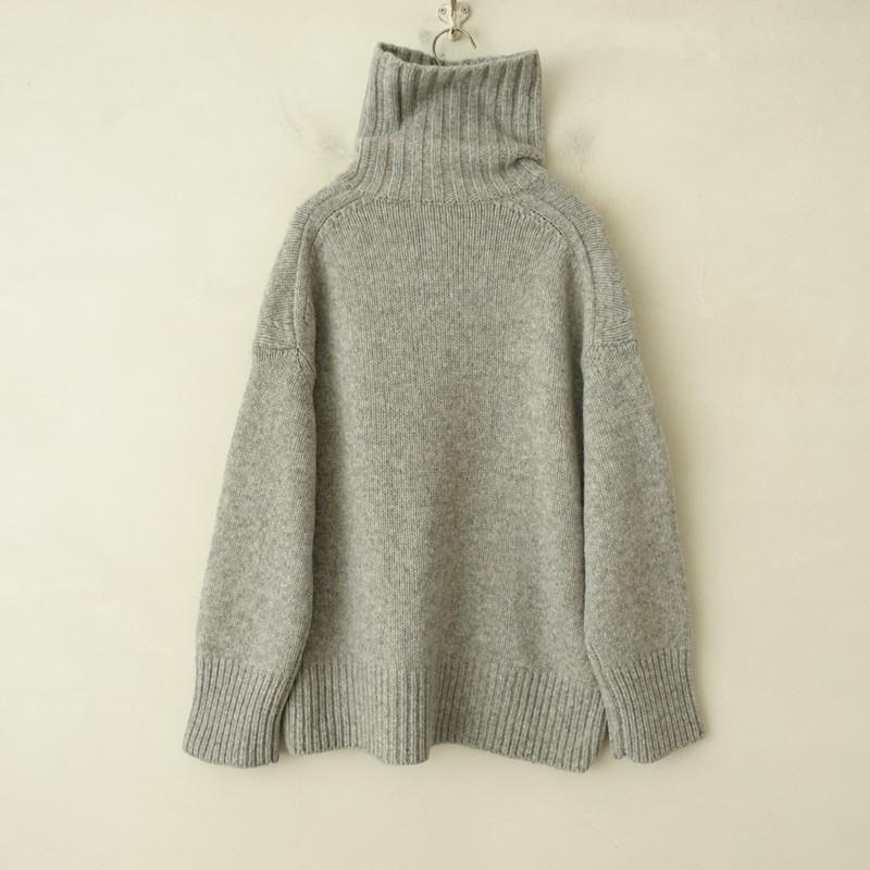 GALERIE VIE（ギャルリー ヴィー） *タートルネックワイドウールニット