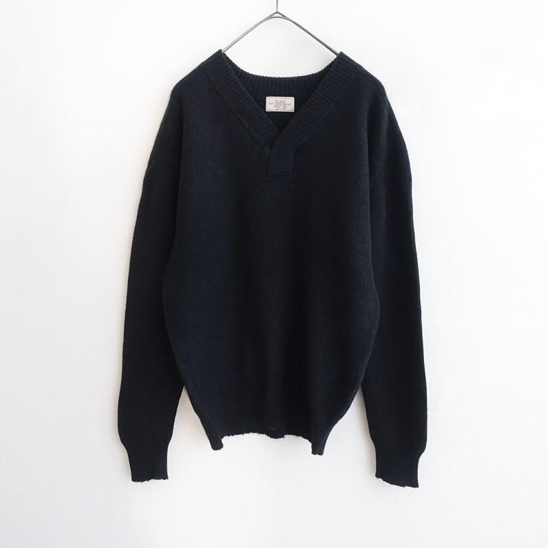 2024AW/定価3.7万】Nikki ESSENTIAL PIECES*Vネックウールアゼ編みプル