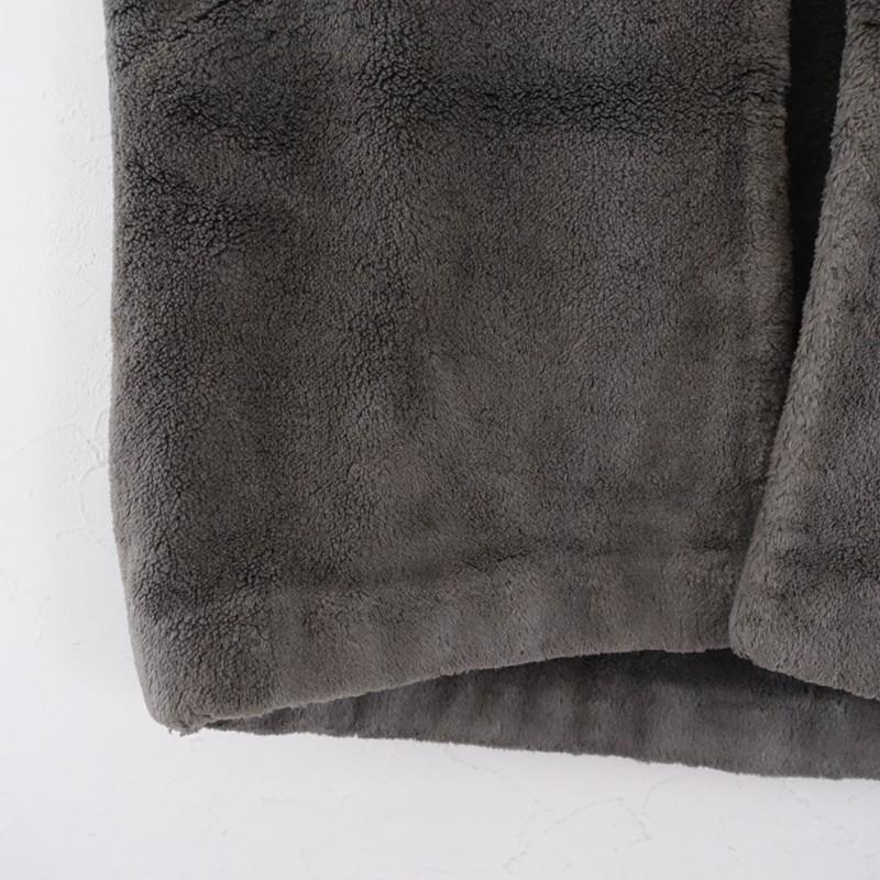 キッタ kitta *FUR VEST オーガニックコットンファーベスト*グレー
