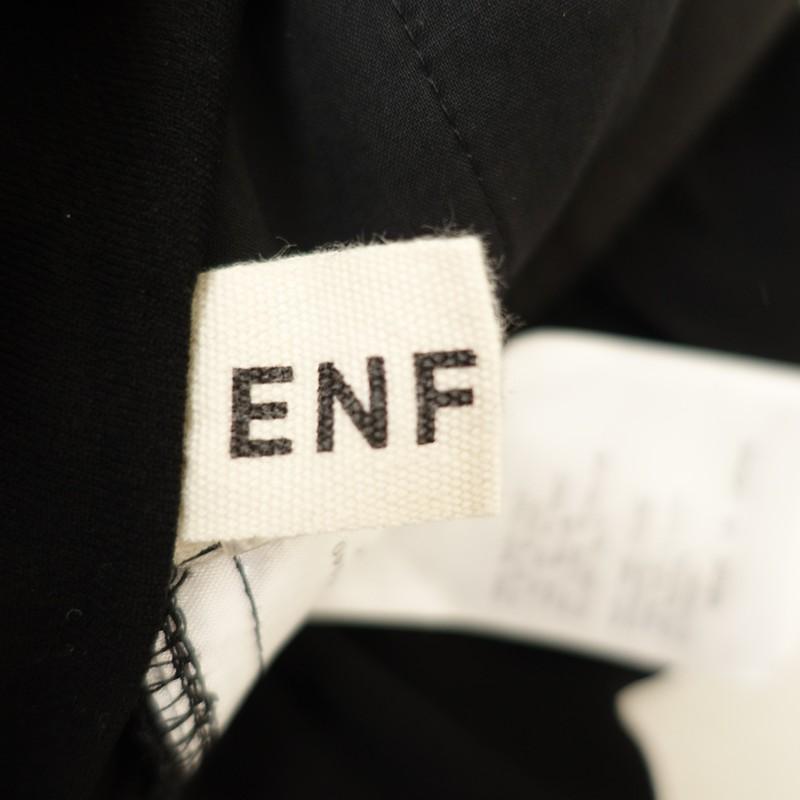 ENFOLD（エンフォルド） *センターシームテーパードパンツ*36ブラック 