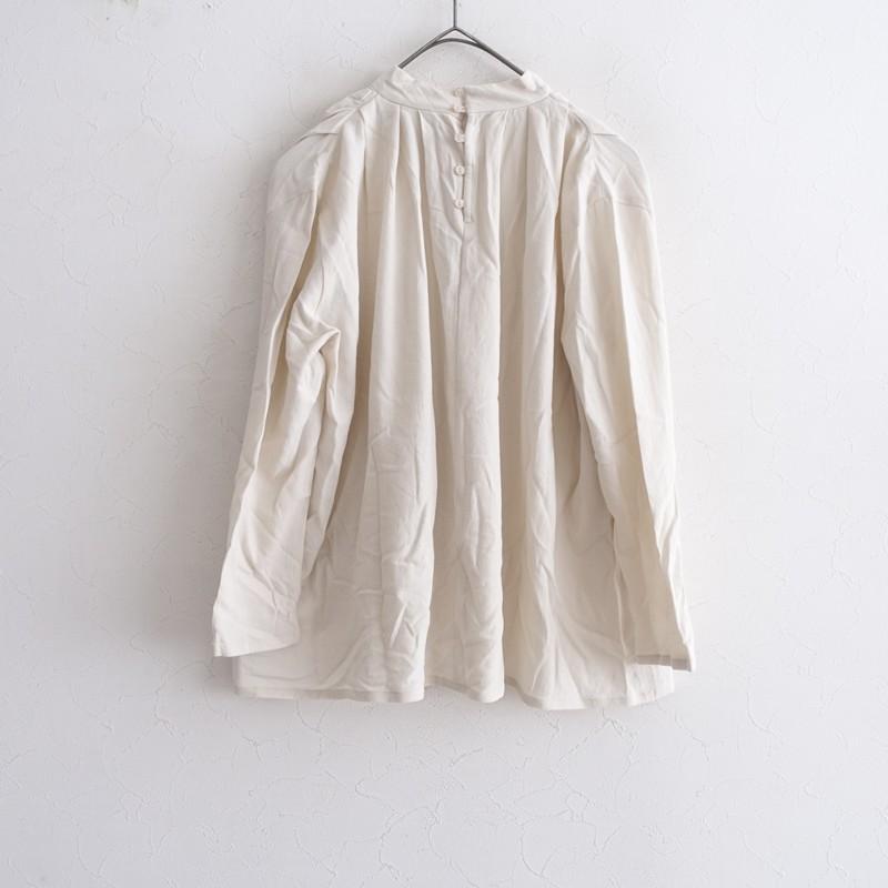 ⭐️未使用⭐️evameva タックシャツ evam eva（エヴァムエヴァ） evam eva*スタンドカラータックシャツ