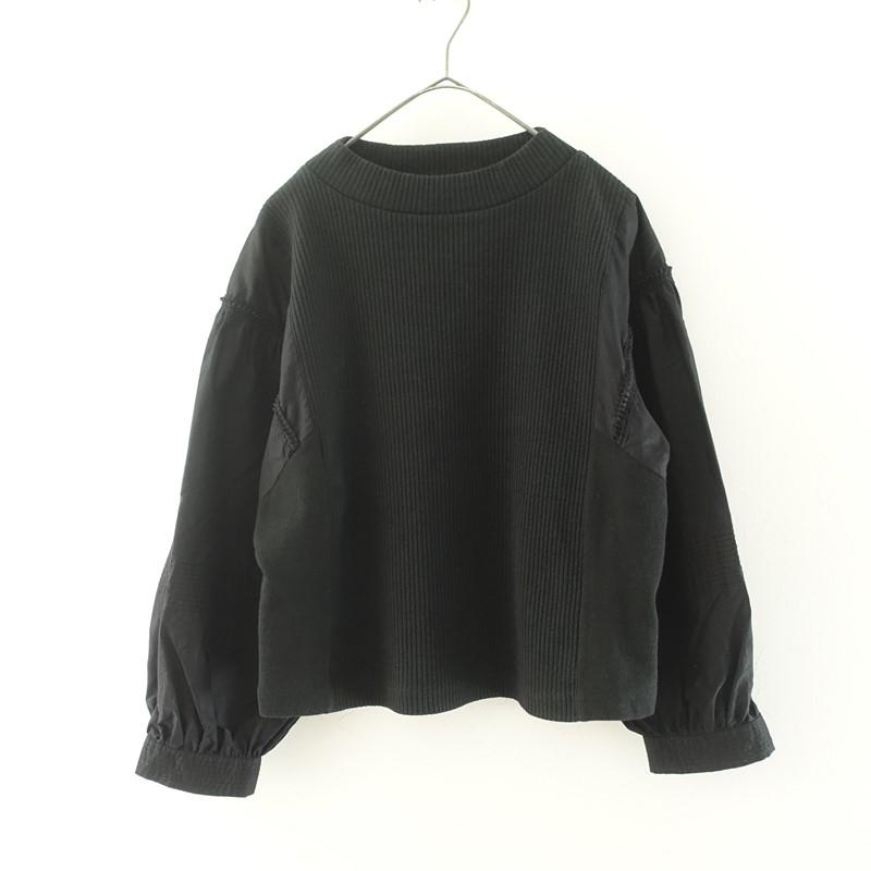 Porter des boutons（ポルテデブトン） *リブニット×布帛