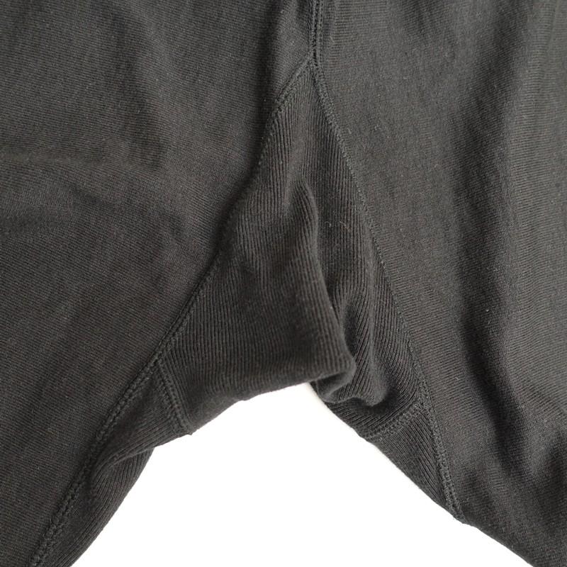 ATON エイトン *スウェットジョガーパンツ*2ブラックコットン裏毛