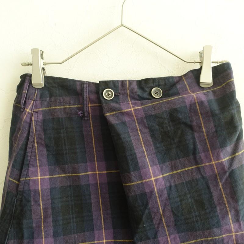 KAPITAL（キャピタル） *フロントラップタータンチェックサルエル