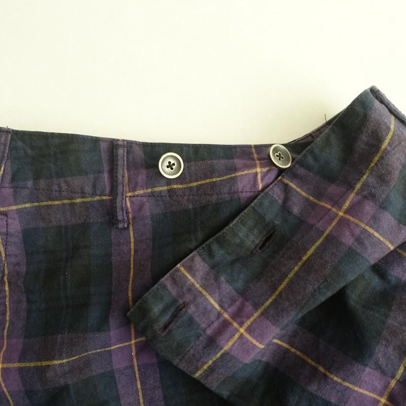 KAPITAL（キャピタル） *フロントラップタータンチェックサルエル